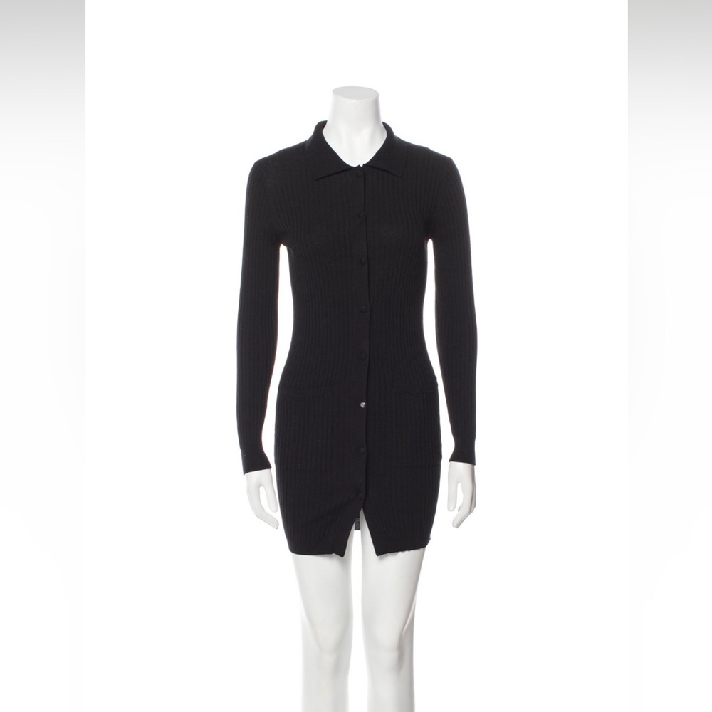 Live the Process Black knit sweaterdress small
